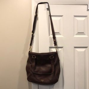 Fossil purse. Very deep maroon color. In great shape.